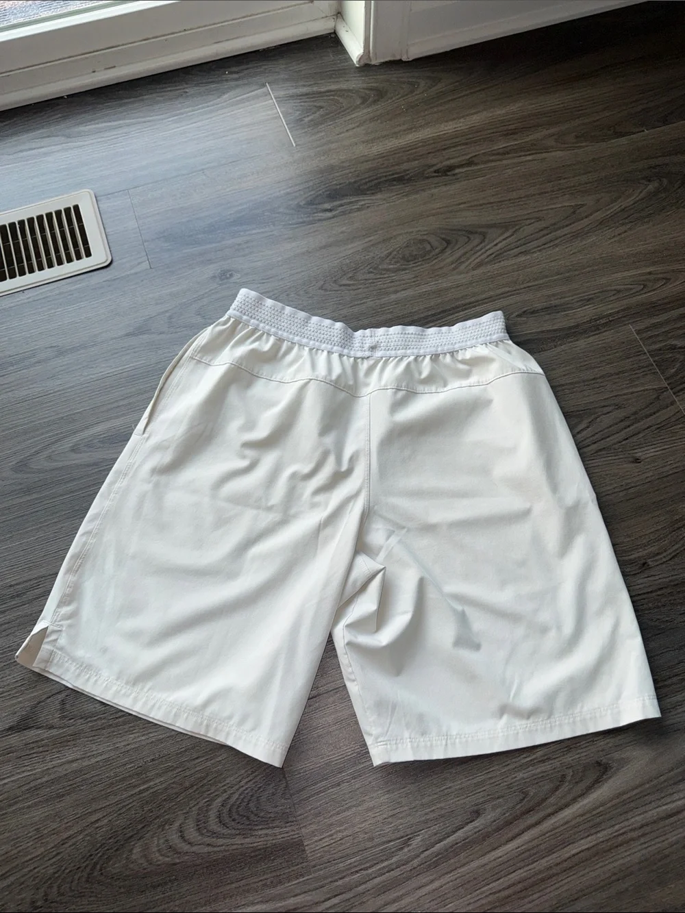 Men's White Athletic Shorts - Lightweight Performance